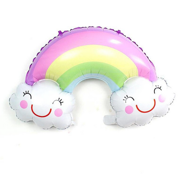 Rainbow Cloud Foil Balloon