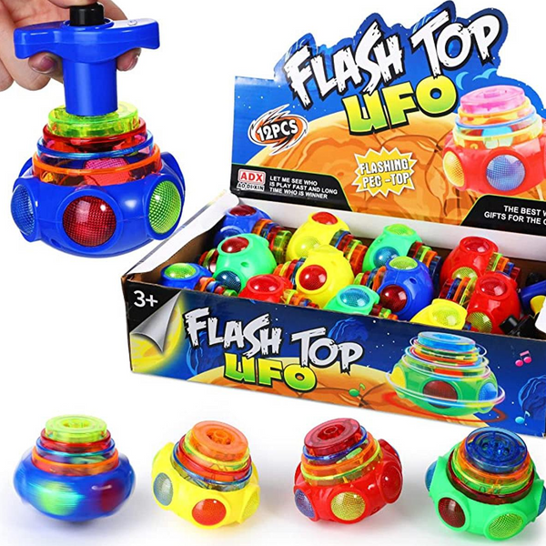 Flash Top UFO Light-Up Spinning Top