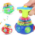 Flash Top UFO Light-Up Spinning Top
