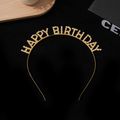 Rhinestone Happy Birthday Hair Crown