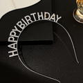 Rhinestone Happy Birthday Hair Crown