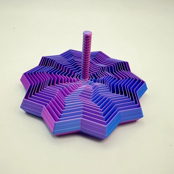 3D Printed Star Spinning Top