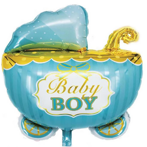 Baby Boy Pram Foil Balloon