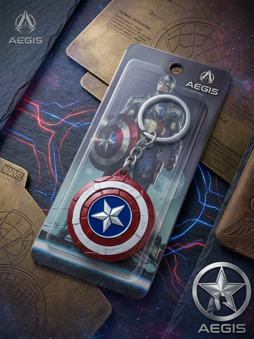 Spider-Man Antique Bronze Keychain