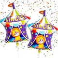 Circus Lion Foil Balloon Set