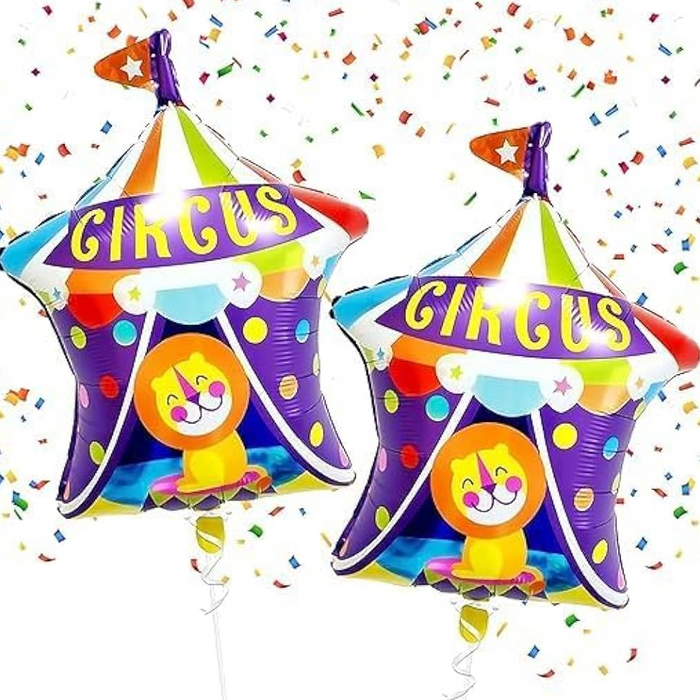 Circus Lion Foil Balloon Set