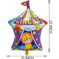 Circus Lion Foil Balloon Set