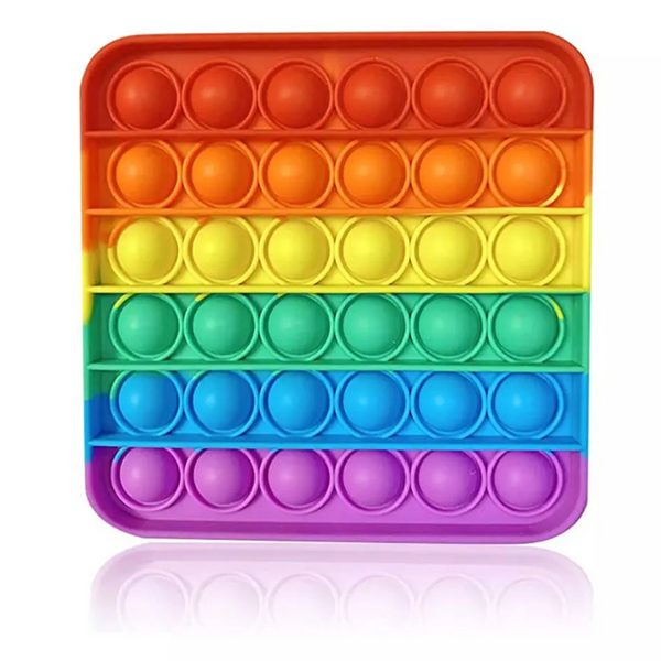 Rainbow Square Pop It Fidget Toy