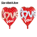 Love You Heart Foil Balloon