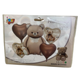 Teddy Bear with Hearts Balloon Bouquet