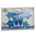 Blue Tooth Star Balloon Bouquet