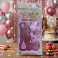 Foil Fringe Curtain Party Backdrop