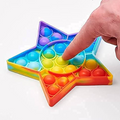 Rainbow Star Pop It Fidget Toy
