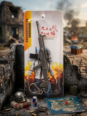 Pubg Battle Royale Weapon Keychain