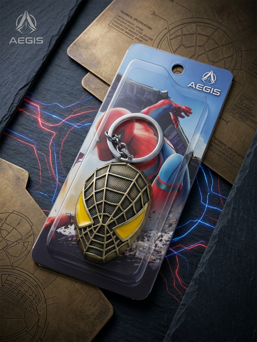 Spiderman face Keychain