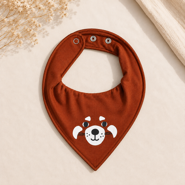 Red Panda Baby Bib