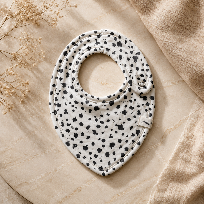 Dalmatian Speckled Baby Bib