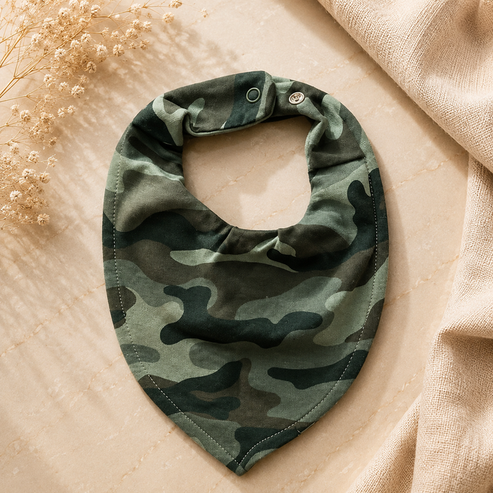 Camo Print Baby Bib