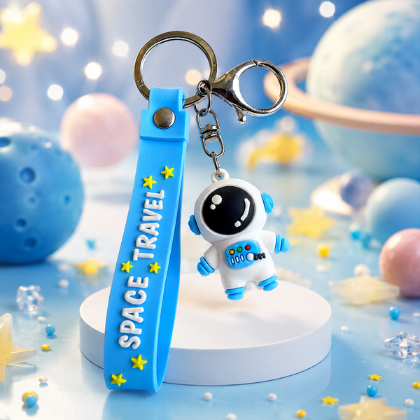 Space Travel Astronaut Keychain