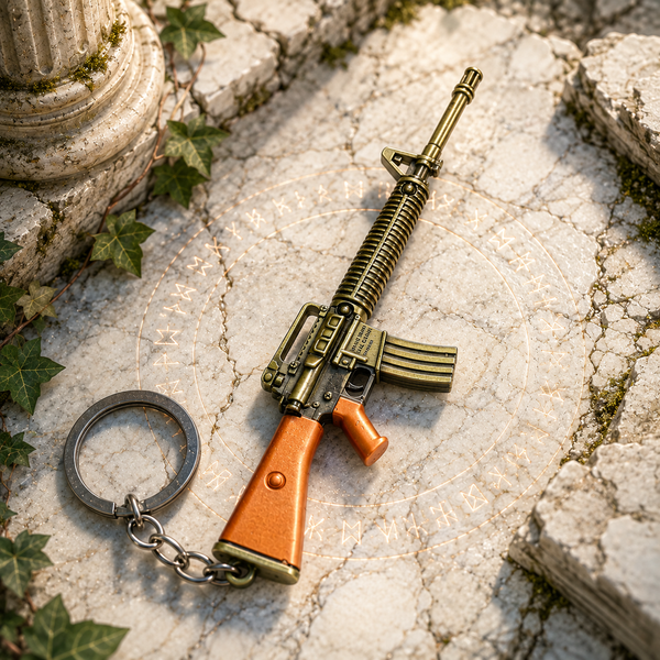 PUBG M16A4 Assault Rifle Metal Keychain