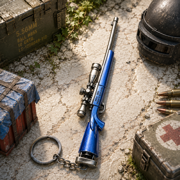 PUBG M24 Sniper Rifle Metal Keychain