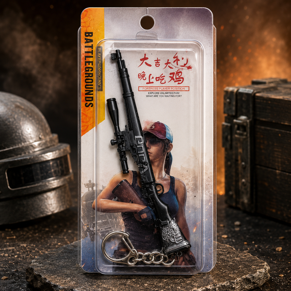 PUBG Sniper Rifle Keychain