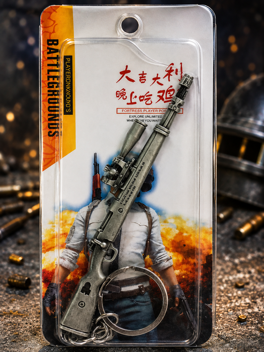 PUBG Kar98k Sniper Rifle Keychain