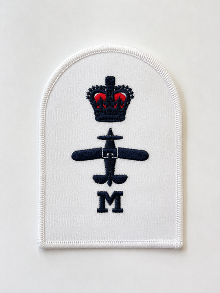 Aircraft M Embroidered Patch (Pack of 2)