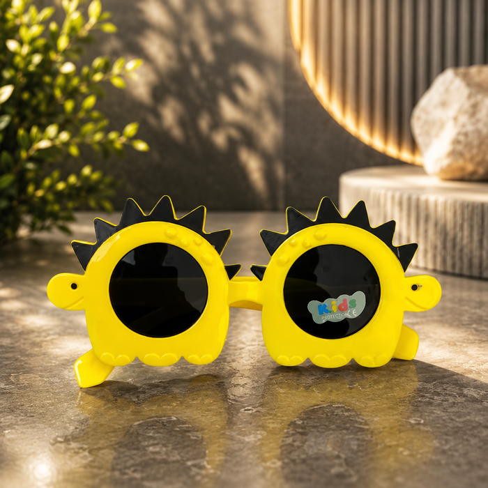 Yellow Dino Kids Sunglasses