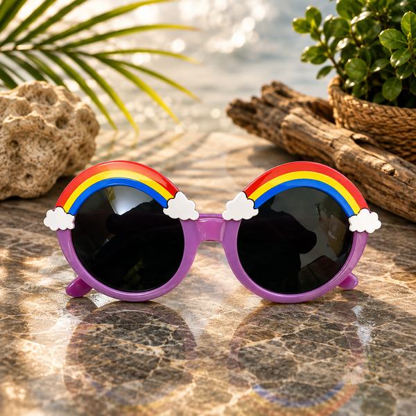 Purple Rainbow Kids Sunglasses