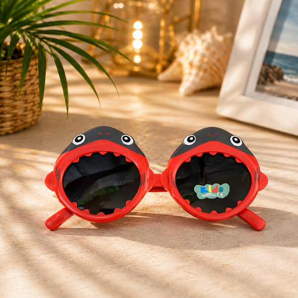 Red Shark Kids Sunglasses