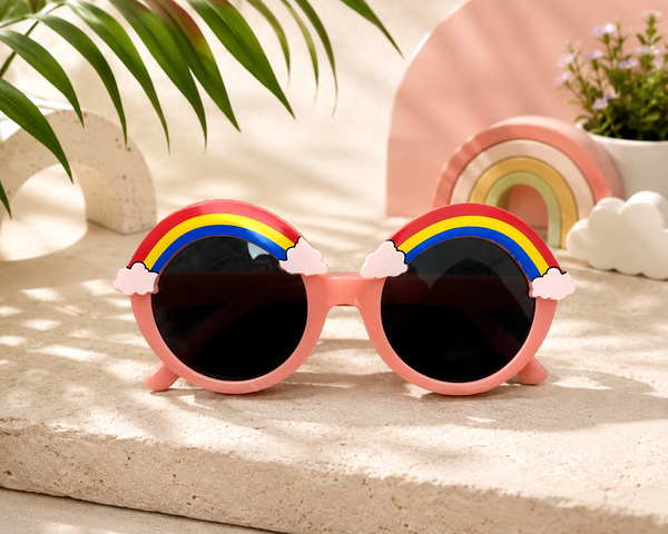 Peach Rainbow Kids Sunglasses