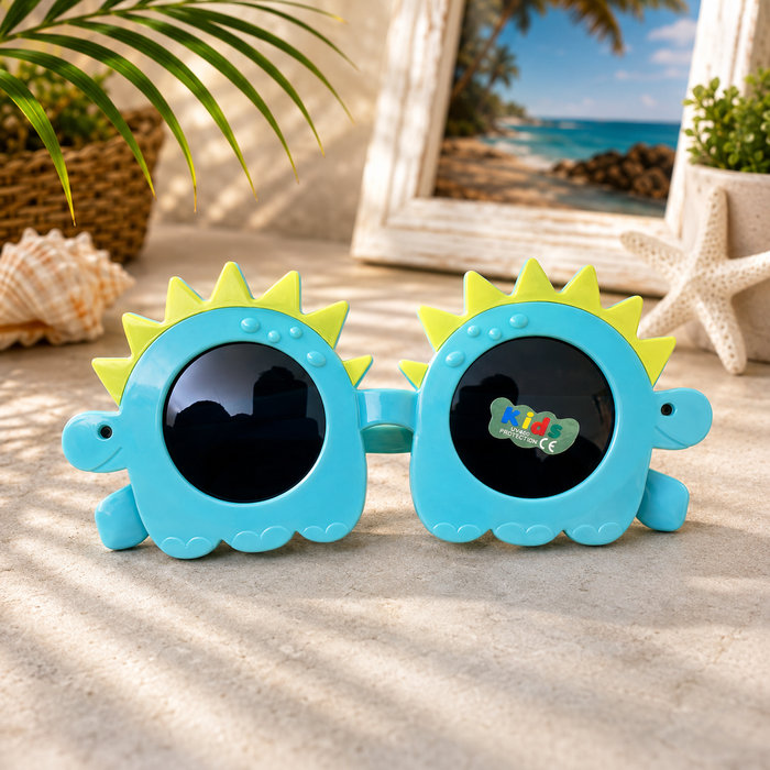 Sky Blue Dino Kids Sunglasses