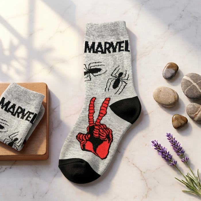 Superhero Print Socks