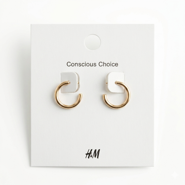 Gold Medium Hoop Earrings