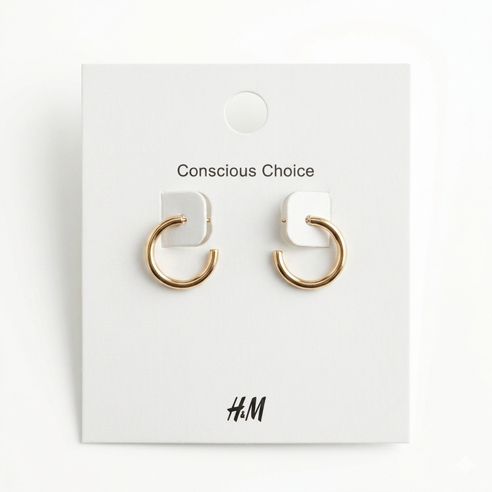 Gold Medium Hoop Earrings
