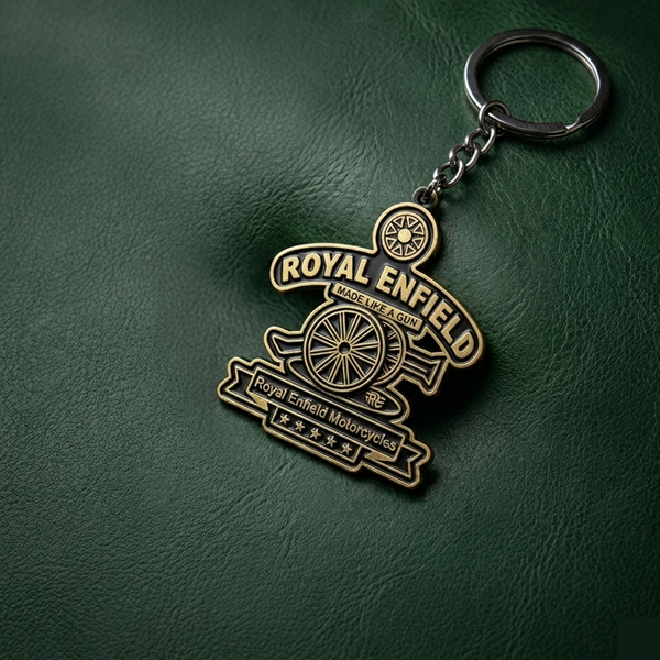 Royal Enfield Motorcycles Metal Keychain