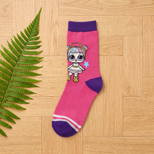 Doll Character Print Socks