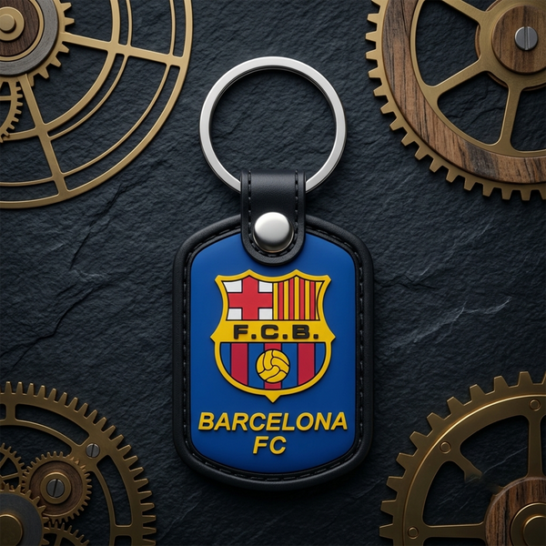Football Club Logo Keychain