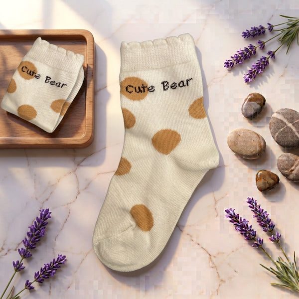 Bear Paw Print Socks