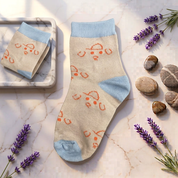 Cartoon Bear Print Socks