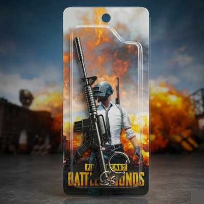 PUBG Battlegrounds M416 Assault Rifle Keychain