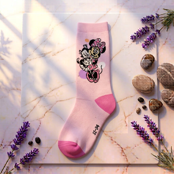 Cartoon Mouse Print Socks