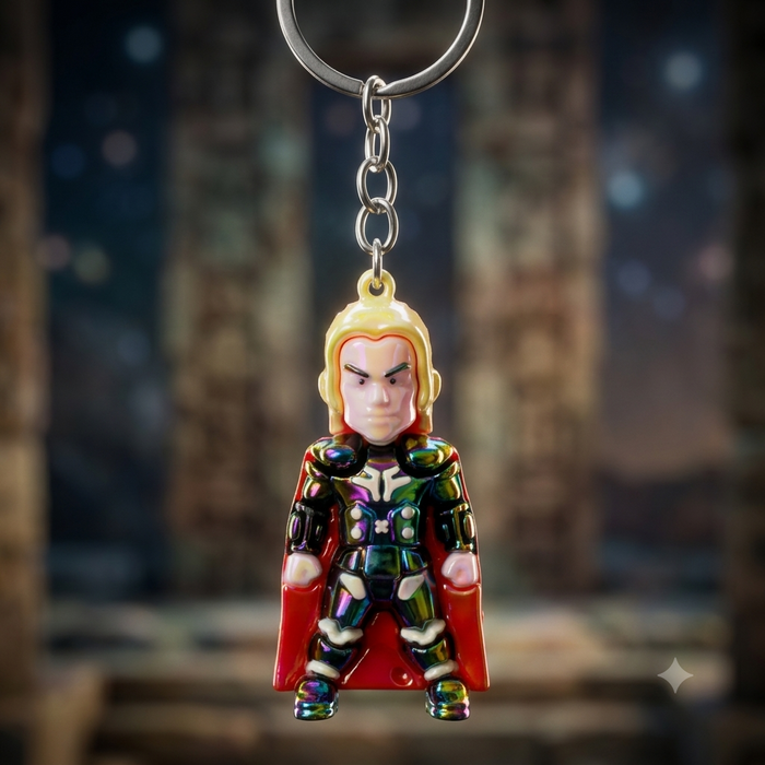 Thor Superhero Keychain