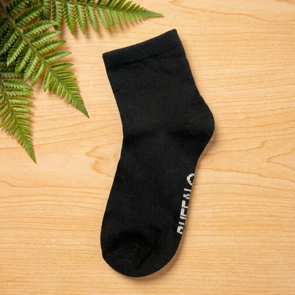 Plain Black Ankle Socks