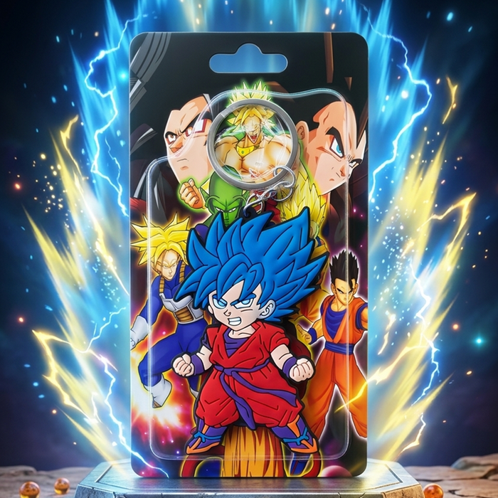 Super Saiyan Goku Anime Keychain