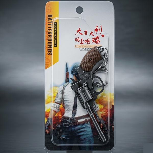 PUBG Battlegrounds Silenced Pistol Keychain