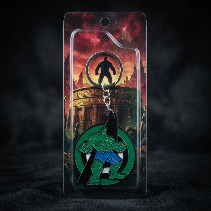 Hulk Spinner Metal Keychain