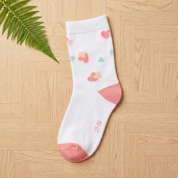 Cloud & Heart Print Socks