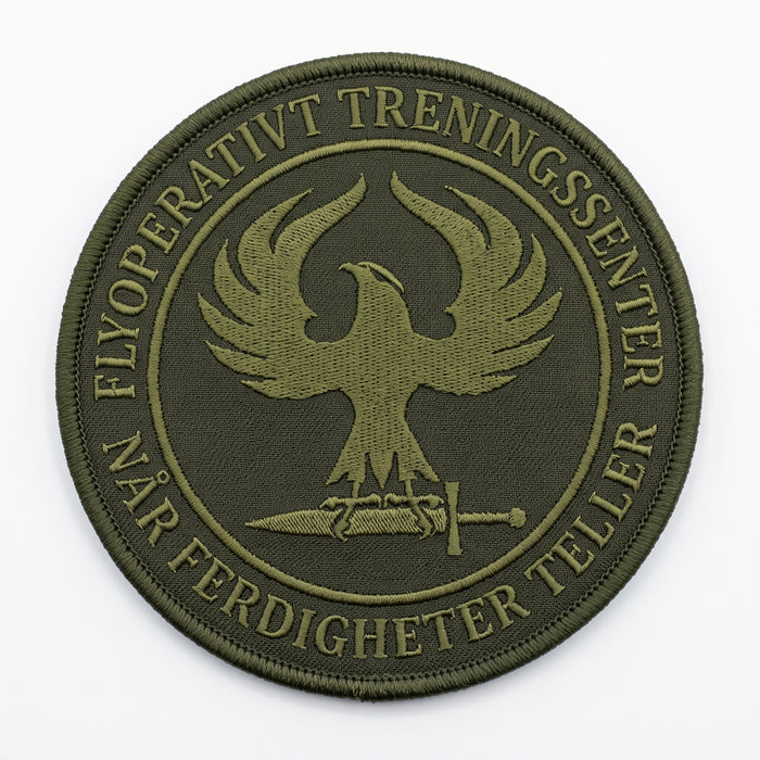 Eagle Crest Round Patch (Pack of 2)